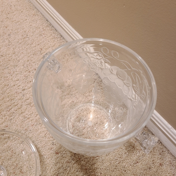 Prodyne Double Wall Ice Bucket with Embossed Grape Design - Picture 4 of 9